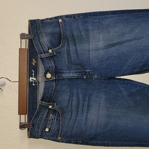 7  For All mankind Dark Blue flare Jeans Like New 31